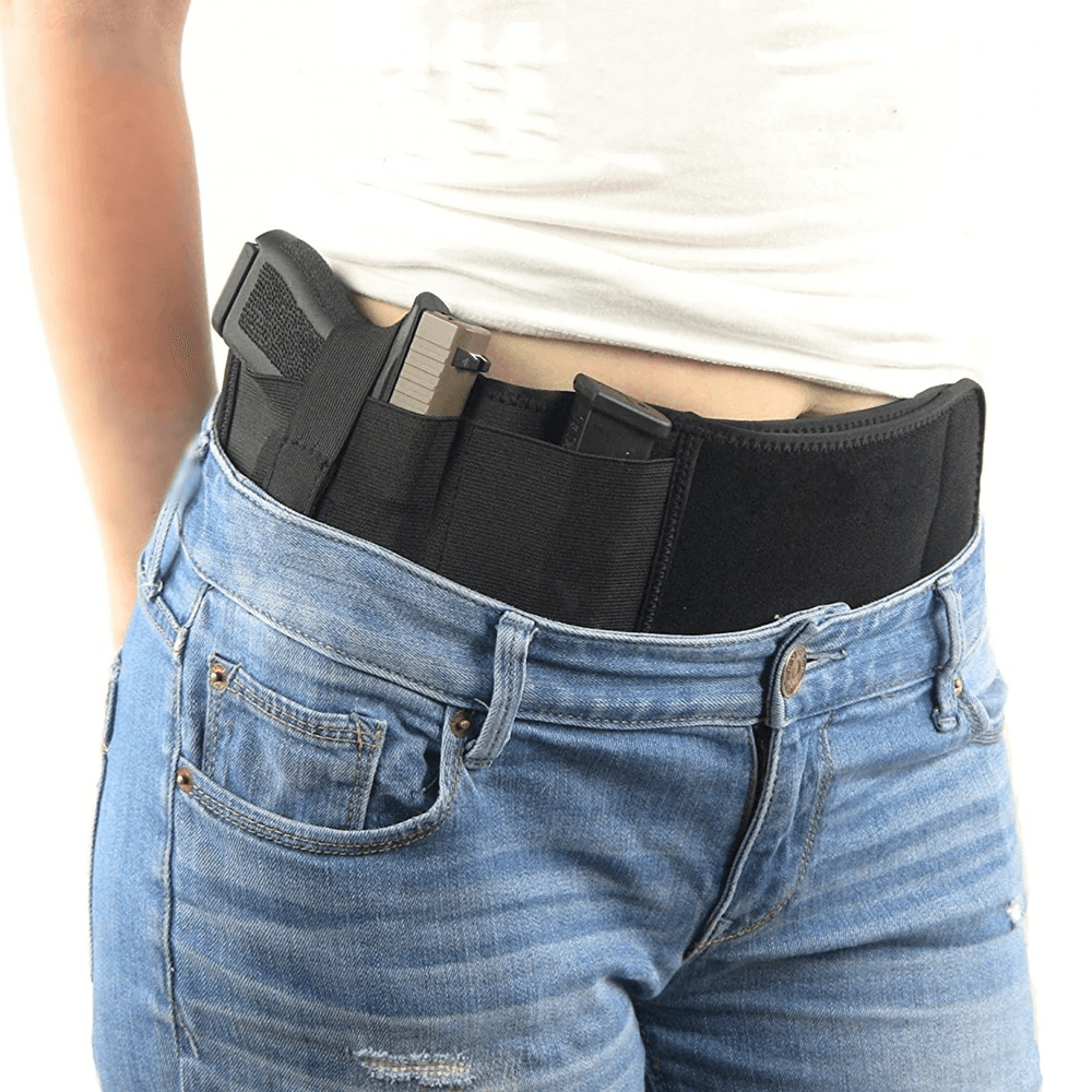 Coldre De Cintura Universal Pistola Abdômen - Universo Livre - lojauniversolivre.com