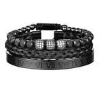 Pulseira Masculina Brilhantes Luxo Punk