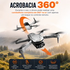 Drone V88 Dobrável com Câmera HD 4K 8K WiFi GPS Controle Remoto Bateria Modular Bolsa de Transporte