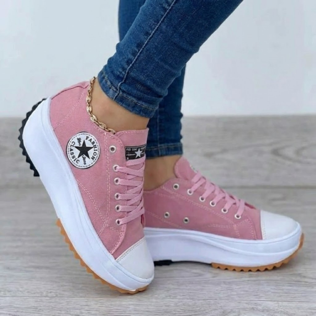 Tênis Ortopédico Feminino Plataforma Ultra Conforto