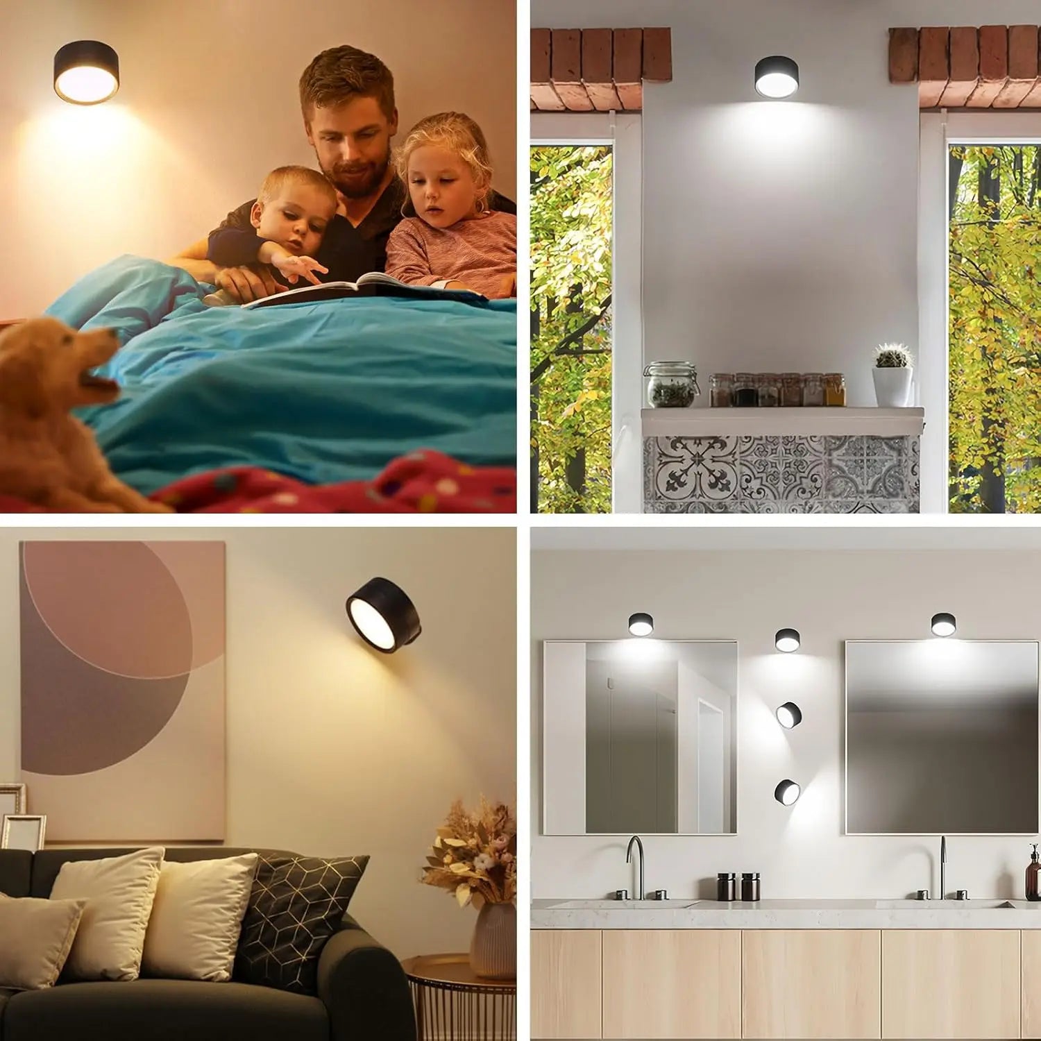Luminária de Parede Recarregável 3M Spot