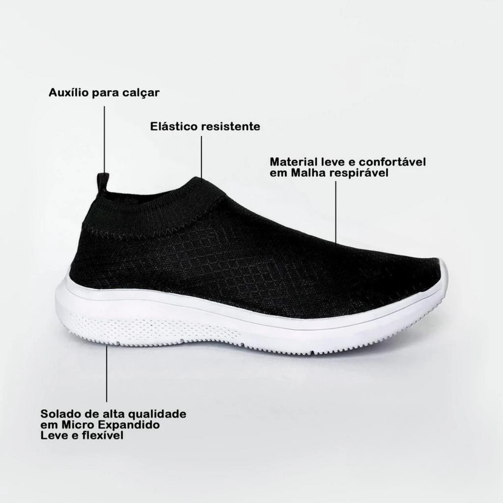 Tênis Ortopédico Feminino Para Caminhada Ultra Confortável