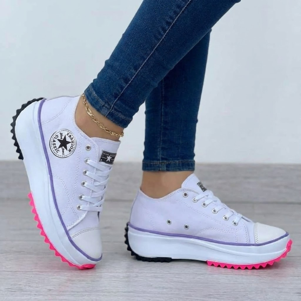Tênis Ortopédico Feminino Plataforma Ultra Conforto