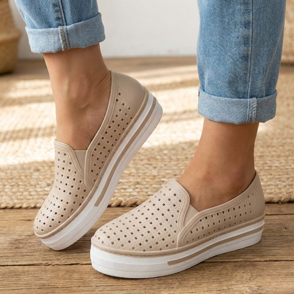 Tênis Slip On Feminino Ultra Confortável