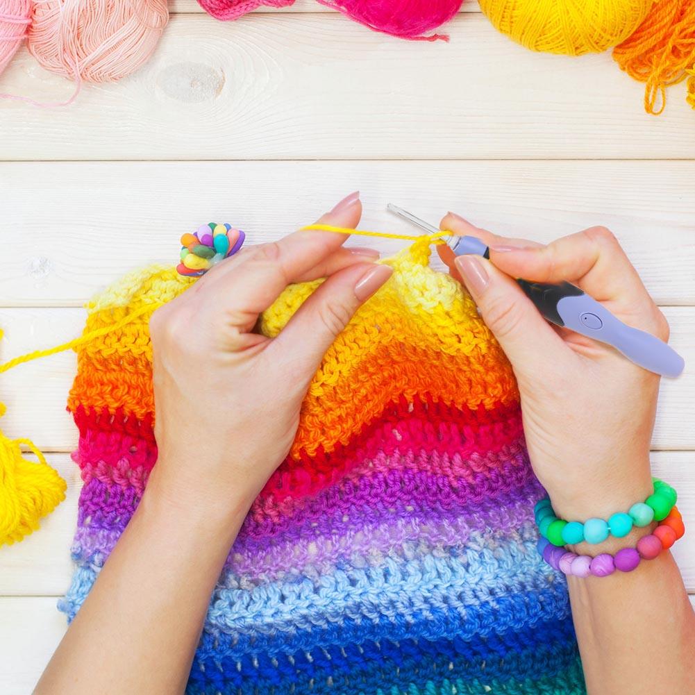 Kit Croche LED Agulha com Luz