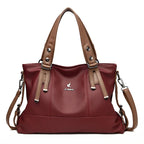 Bolsa Feminina Grande de Couro Multitare