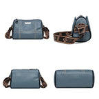 Bolsa Transversal Feminina de Couro