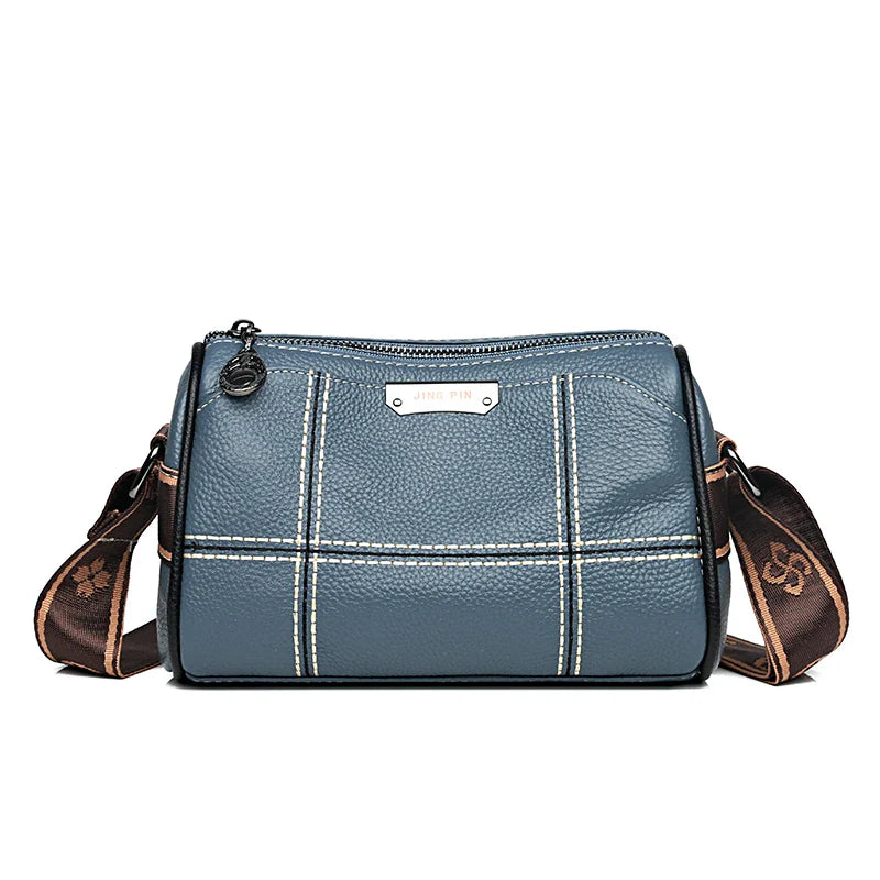 Bolsa Transversal Feminina de Couro
