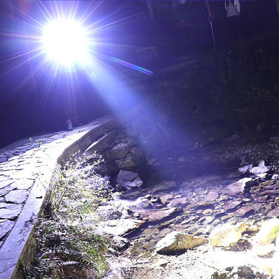 Lanterna Tática Potente Quad Led