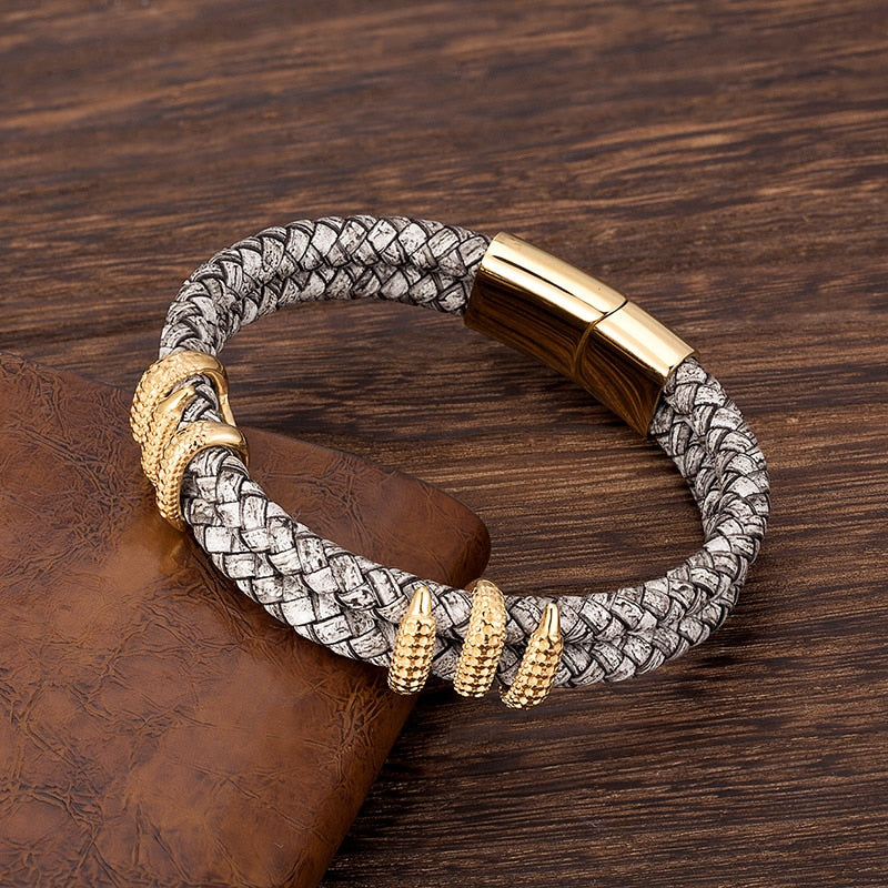 Pulseira Bracelete Escama de Dragão