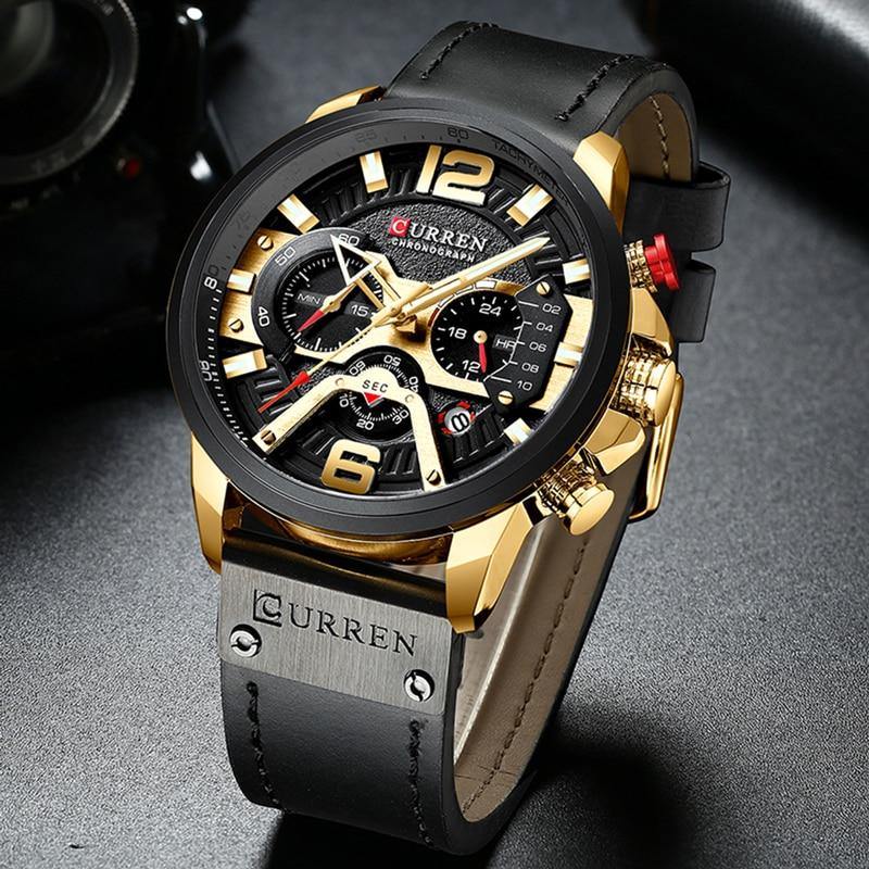 Relógio Casual Curren Original Luxury Masculino