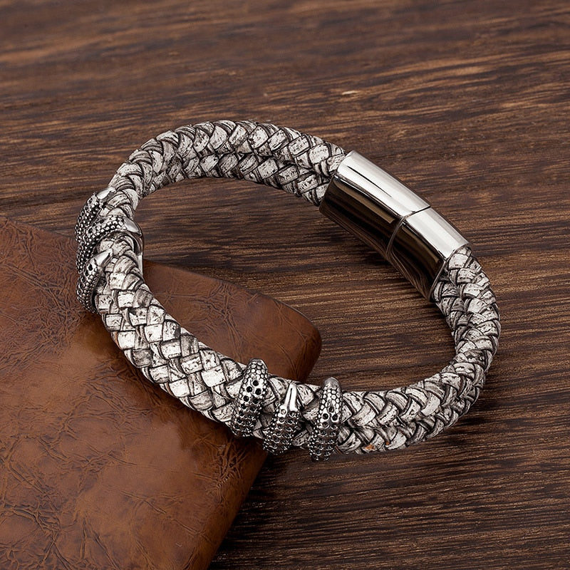 Pulseira Bracelete Escama de Dragão
