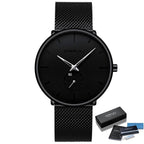 Relógio Masculino Minimalista Slim Casual Lux - Universo Livre - lojauniversolivre.com
