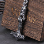 Colar Masculino Martelo Thor Basic com Caixa Vikings