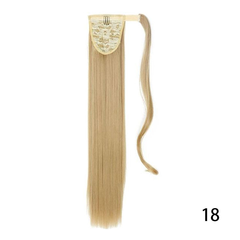 Aplique Rabo de Cavalo Mega Hair Liso Premium Peruca