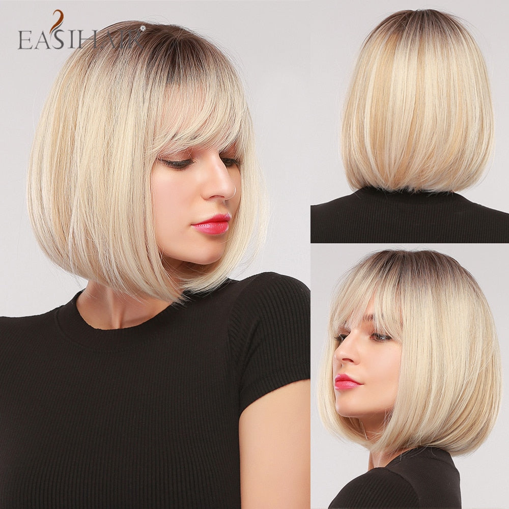 Peruca Human Média Chanel Lace Wigs