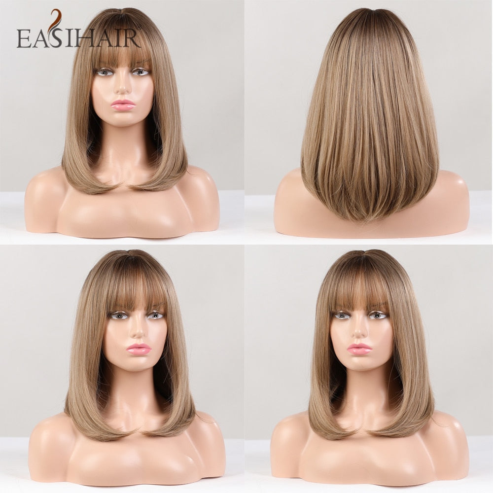 Peruca Human Média Chanel Lace Wigs
