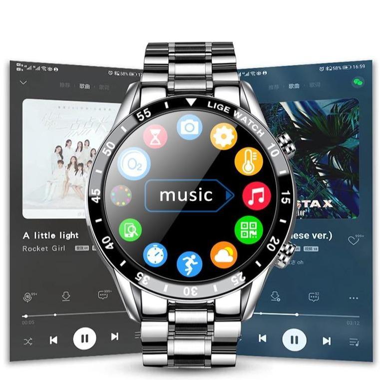 Relógio Inteligente Prime Luxo Smart Masculino