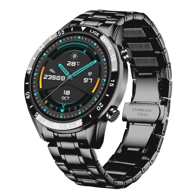 Relógio Inteligente Prime Luxo Smart Masculino - Universo Livre - lojauniversolivre.com