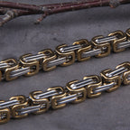 Colar Premium Martelo de Thor Acorrentado Inoxidavel Masculino