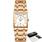 Relogio Masculino Square Luxury Quadrado Original - Universo Livre - lojauniversolivre.com