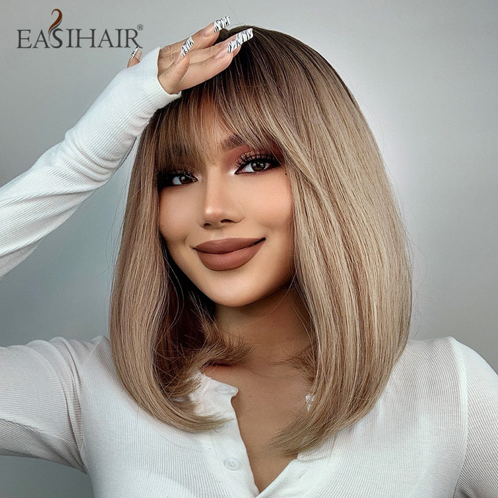 Peruca Human Média Chanel Lace Wigs