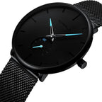 Relógio Masculino Minimalista Slim Casual Lux