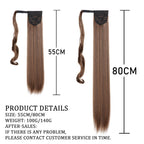 Aplique Rabo de Cavalo Mega Hair Liso Premium Peruca