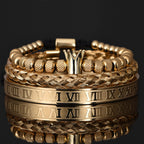 Pulseira Masculina Luxo Royal 3 em 1