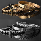 Pulseira Masculina Luxo Royal 3 em 1