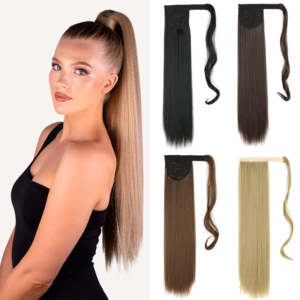 Aplique Rabo de Cavalo Mega Hair Liso Premium Peruca