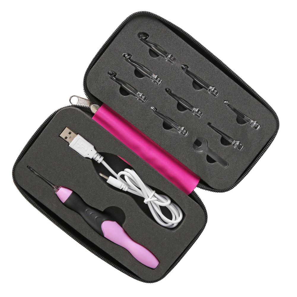 Kit Croche LED Agulha com Luz