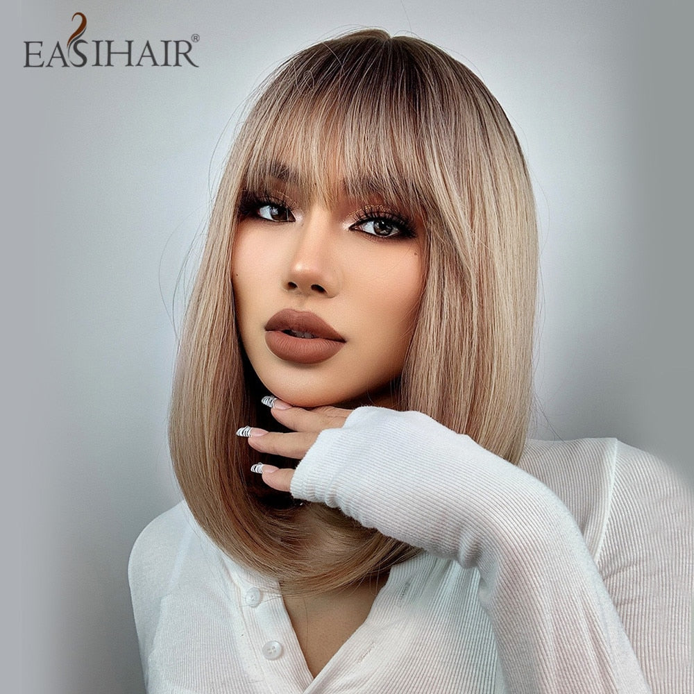 Peruca Human Média Chanel Lace Wigs