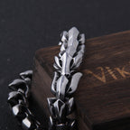 Pulseira Masculina Head Dragon com Caixa Vikings