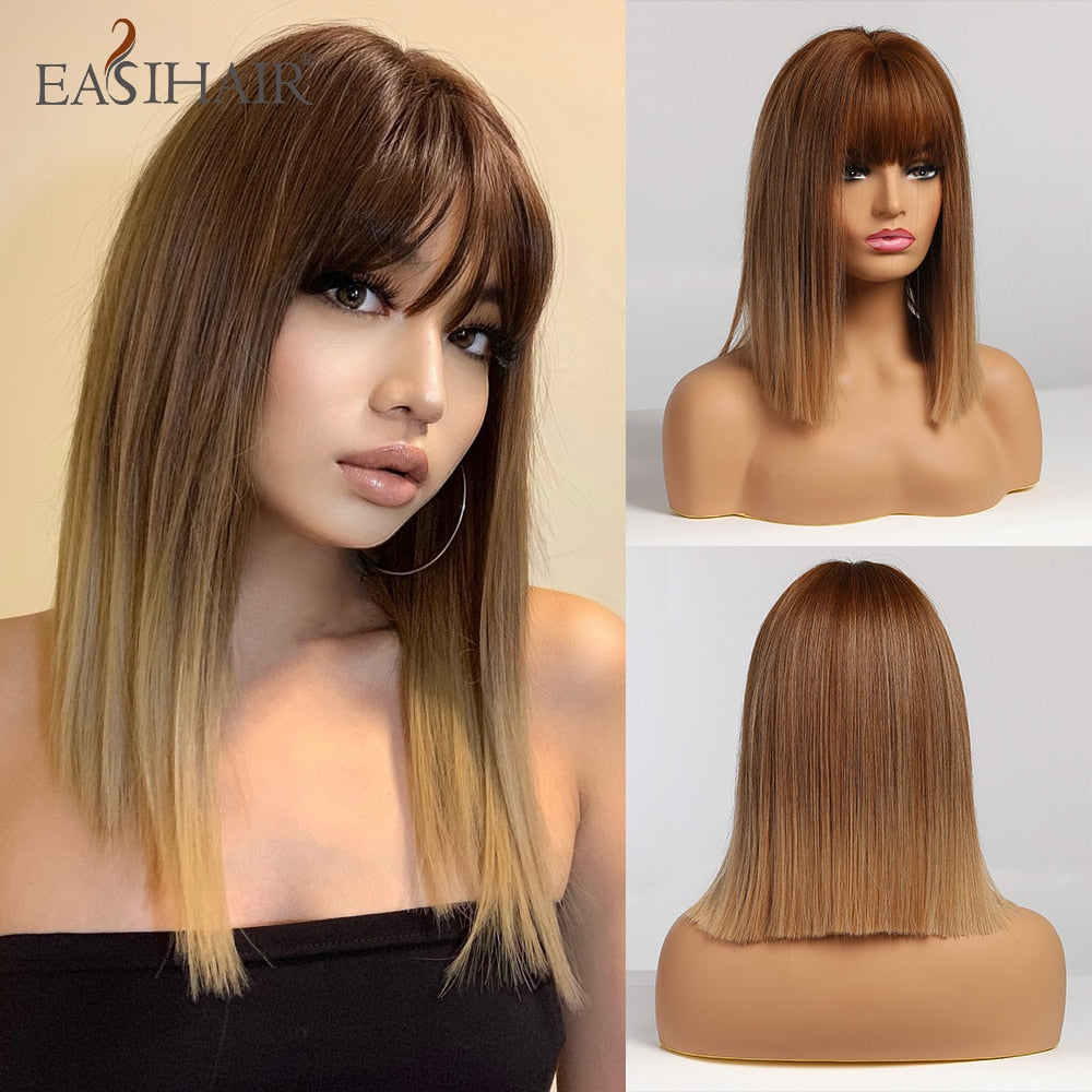 Peruca Human Média Chanel Lace Wigs