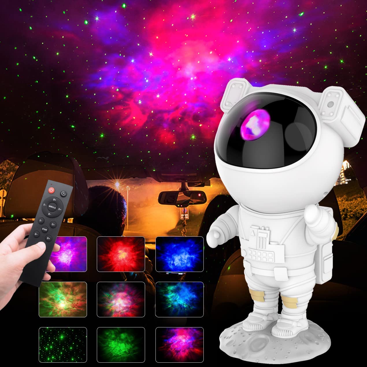 Astronauta Projetor Estrelas Luminária