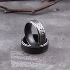 Anél Nórdico Masculino Inoxidavel Com Caixa Vikings