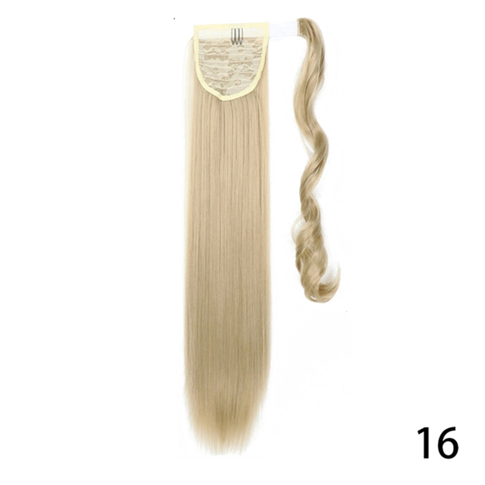 Aplique Rabo de Cavalo Mega Hair Liso Premium Peruca
