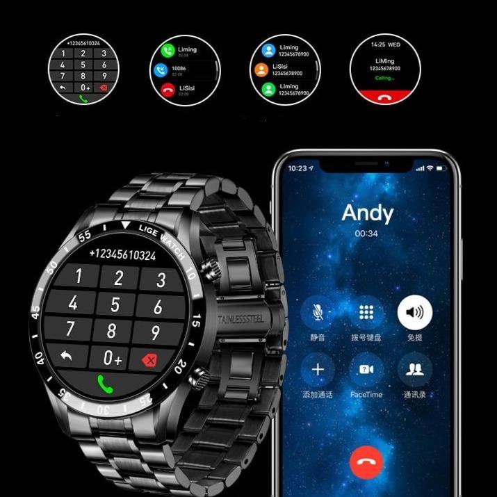 Relógio Inteligente Prime Luxo Smart Masculino