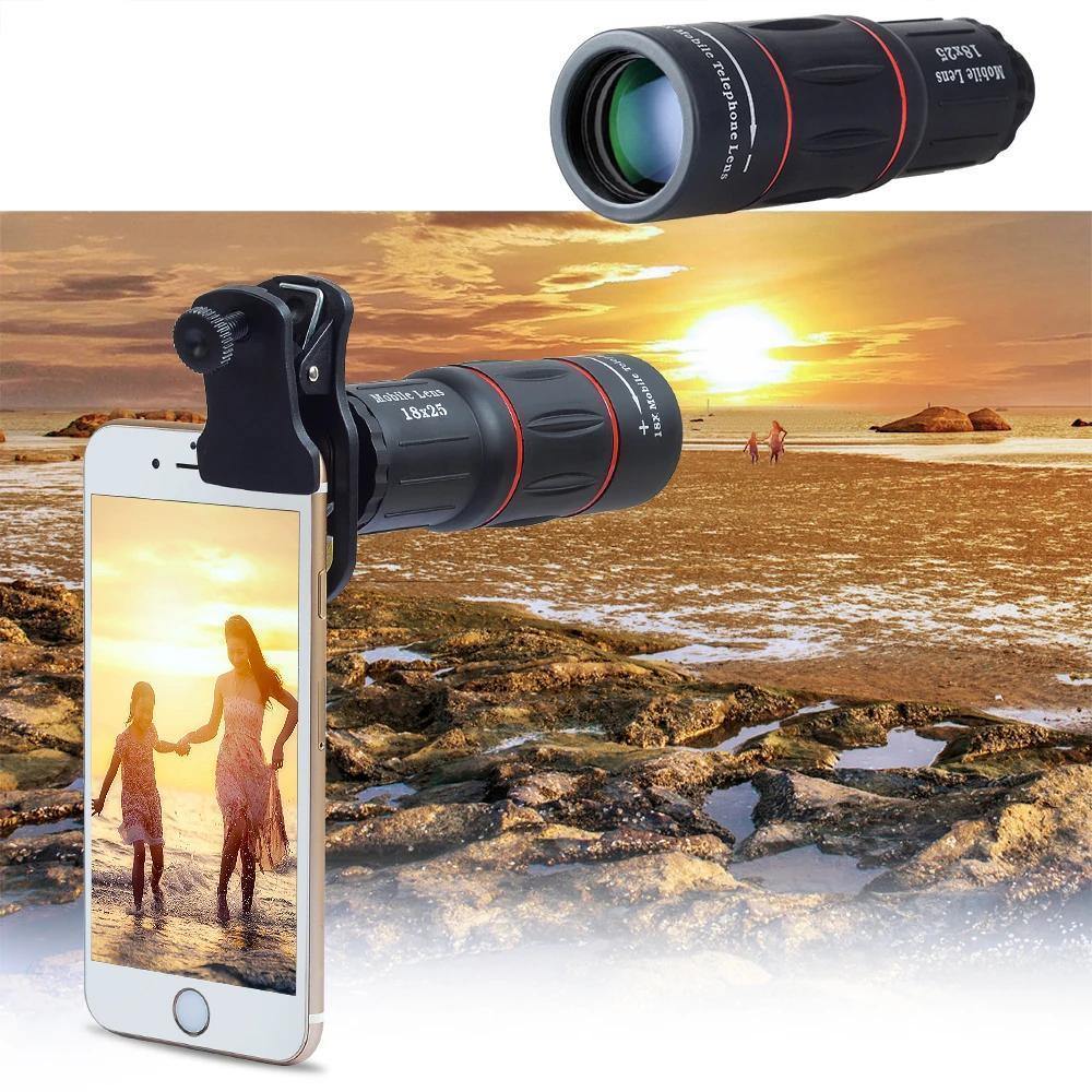 Zoom 18x Profissional Lente Luneta Celular