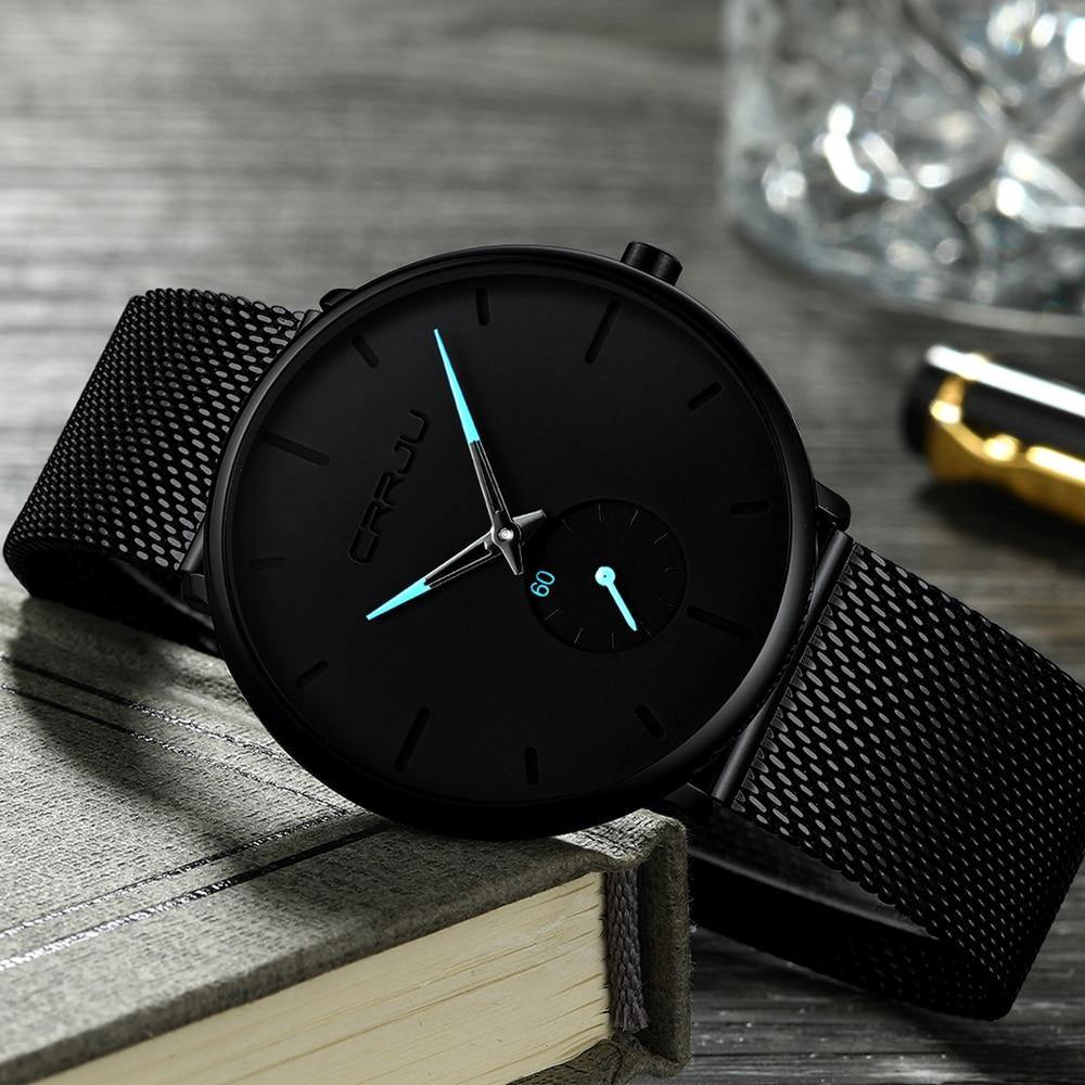 Relógio Masculino Minimalista Slim Casual Lux