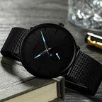 Relógio Masculino Minimalista Slim Casual Lux