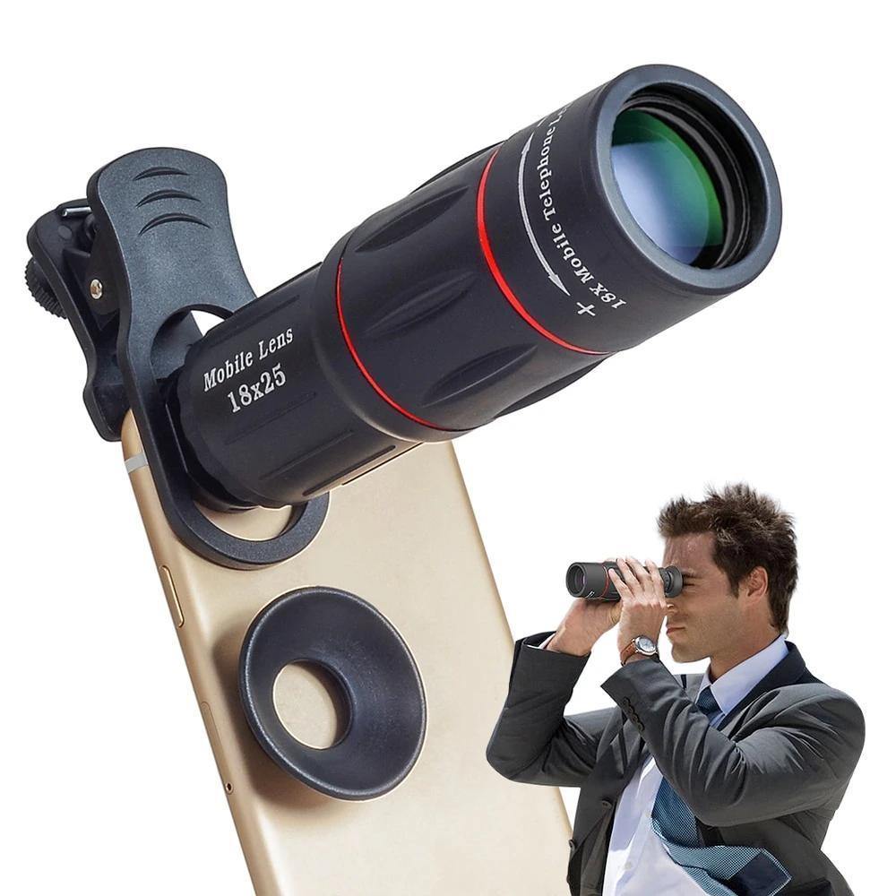 Zoom 18x Profissional Lente Luneta Celular