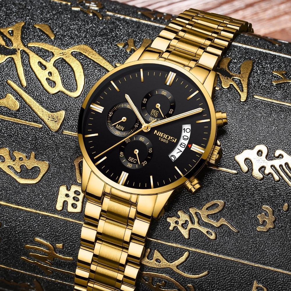 Relogio Masculino NIBOSI Luxury