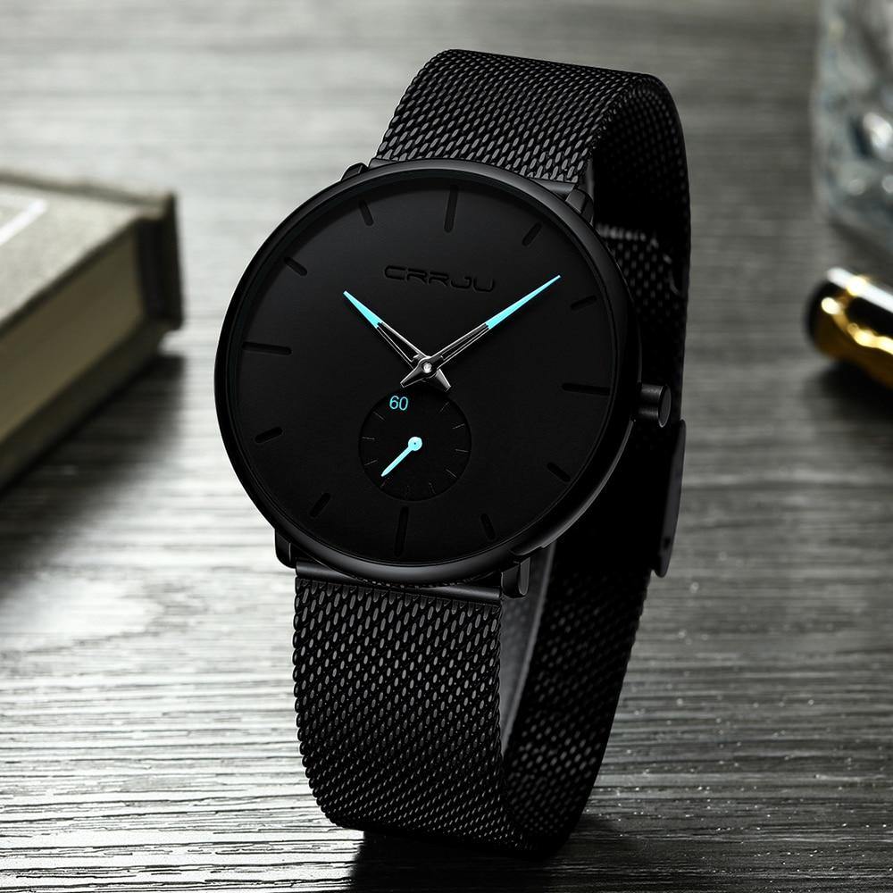 Relógio Masculino Minimalista Slim Casual Lux