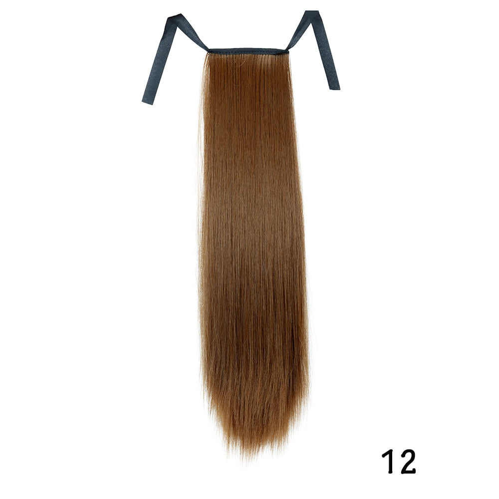 Aplique Rabo de Cavalo Mega Hair Liso Premium Peruca