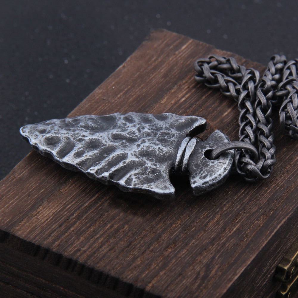 Colar Masculino Lança Vikings Inoxidavel Nordico