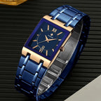 Relogio Masculino Square Luxury Quadrado Original