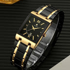 Relogio Masculino Square Luxury Quadrado Original