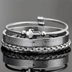 Pulseira Masculino Bracelete Pai Nosso